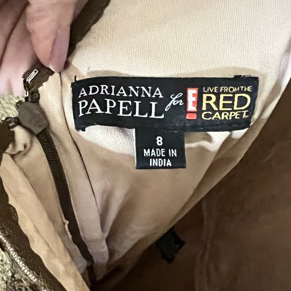 ADRIANNA PAPELL Sequin Sheath Cocktail Midi Dress Size 8 - Picture 7 of 10